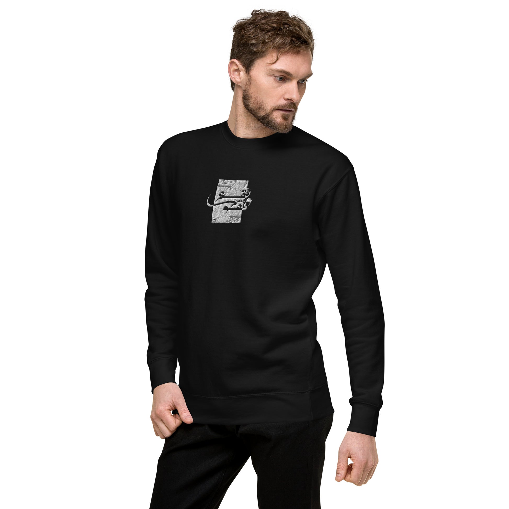 premium-unisex-sweatshirt-fall-and-stand-black