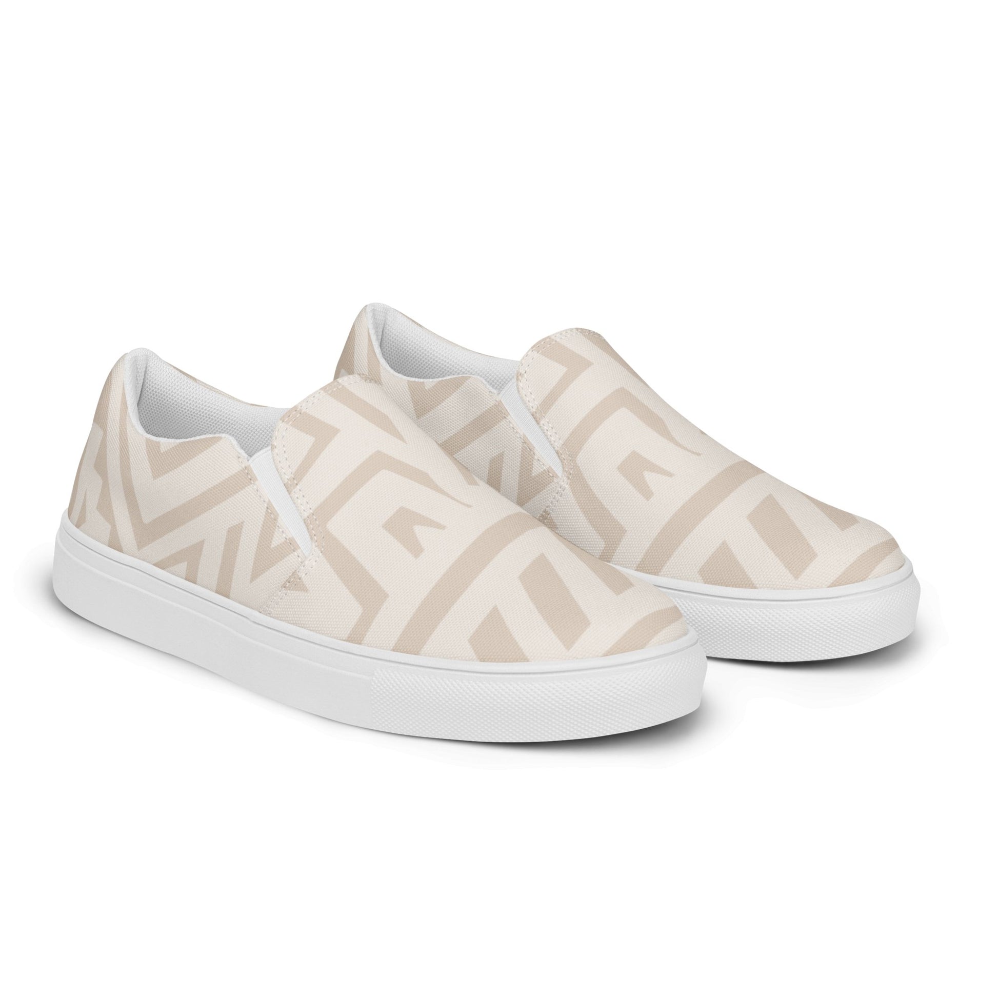 Abstract Ethnic Style - Women’s Slip-on Canvas Shoes - Bonotee