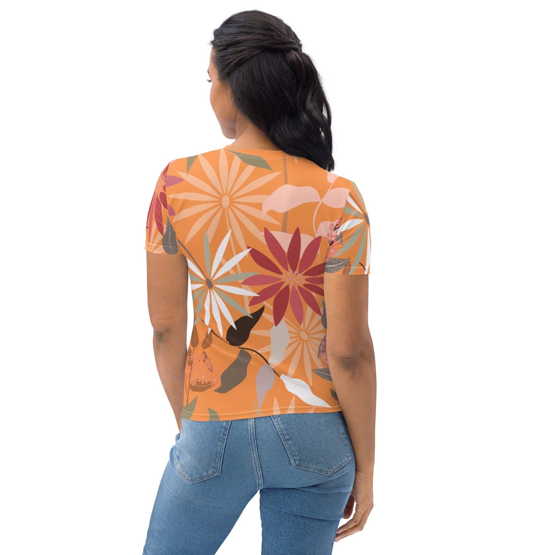 abstract-floral-all-over-print-womens-tshirt-hawaii-style