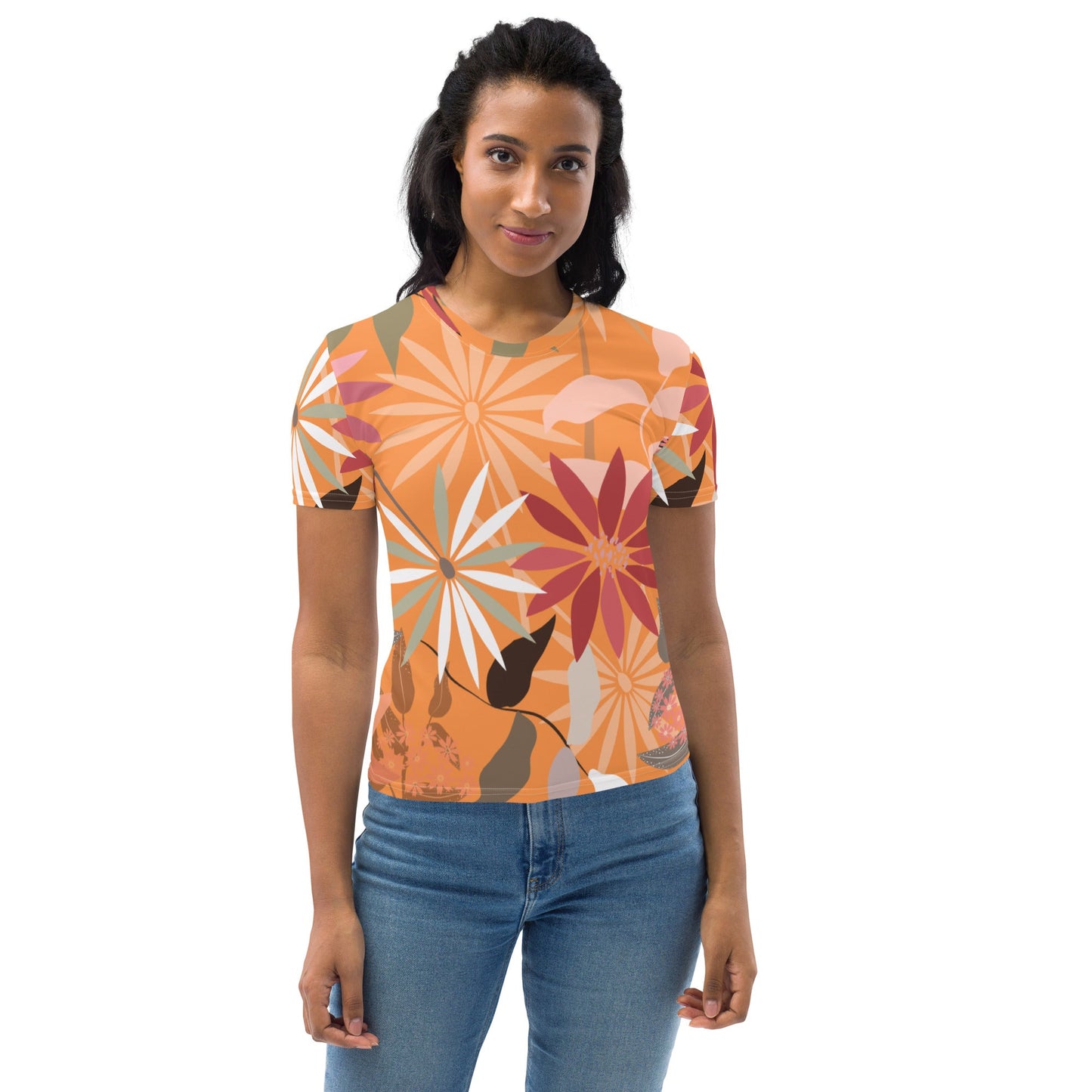 abstract-floral-all-over-print-womens-tshirt-hawaii-style