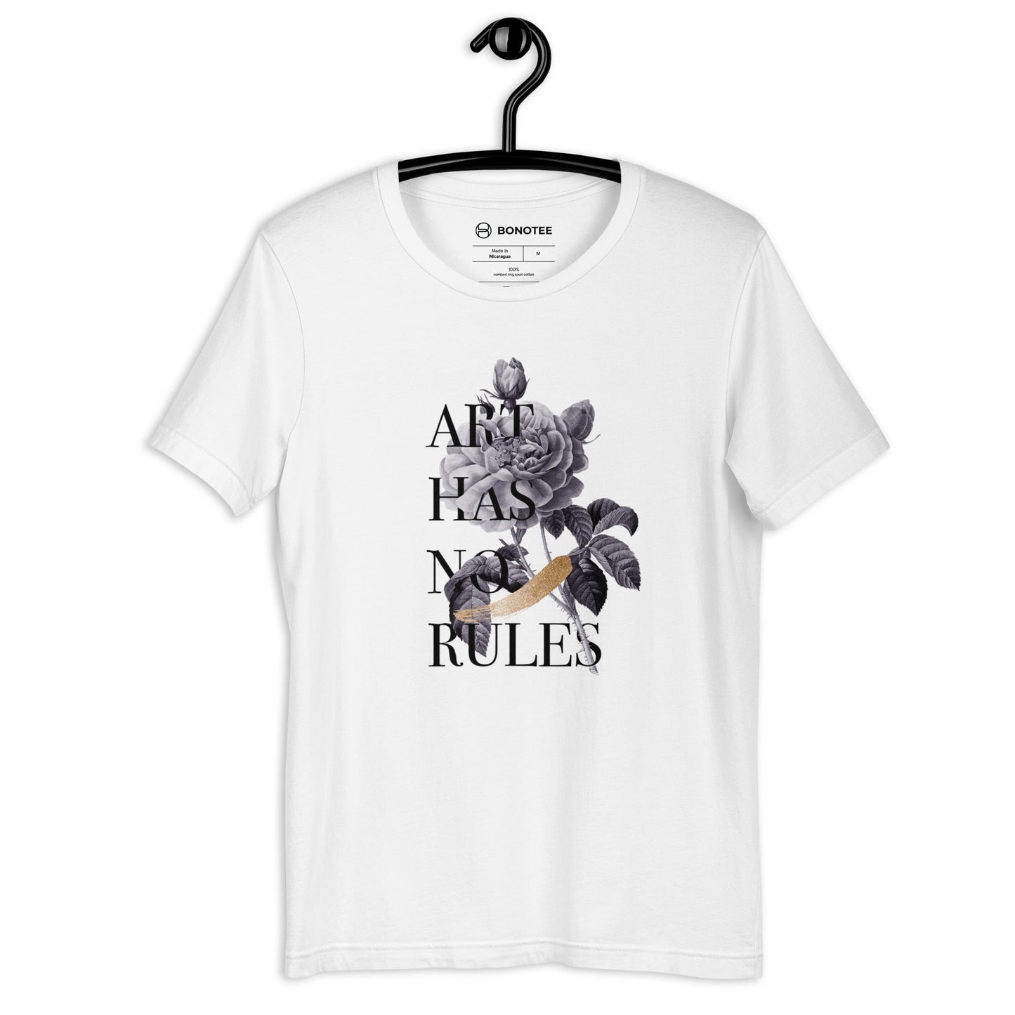unisex-tshirt-art-has-no-rules-white