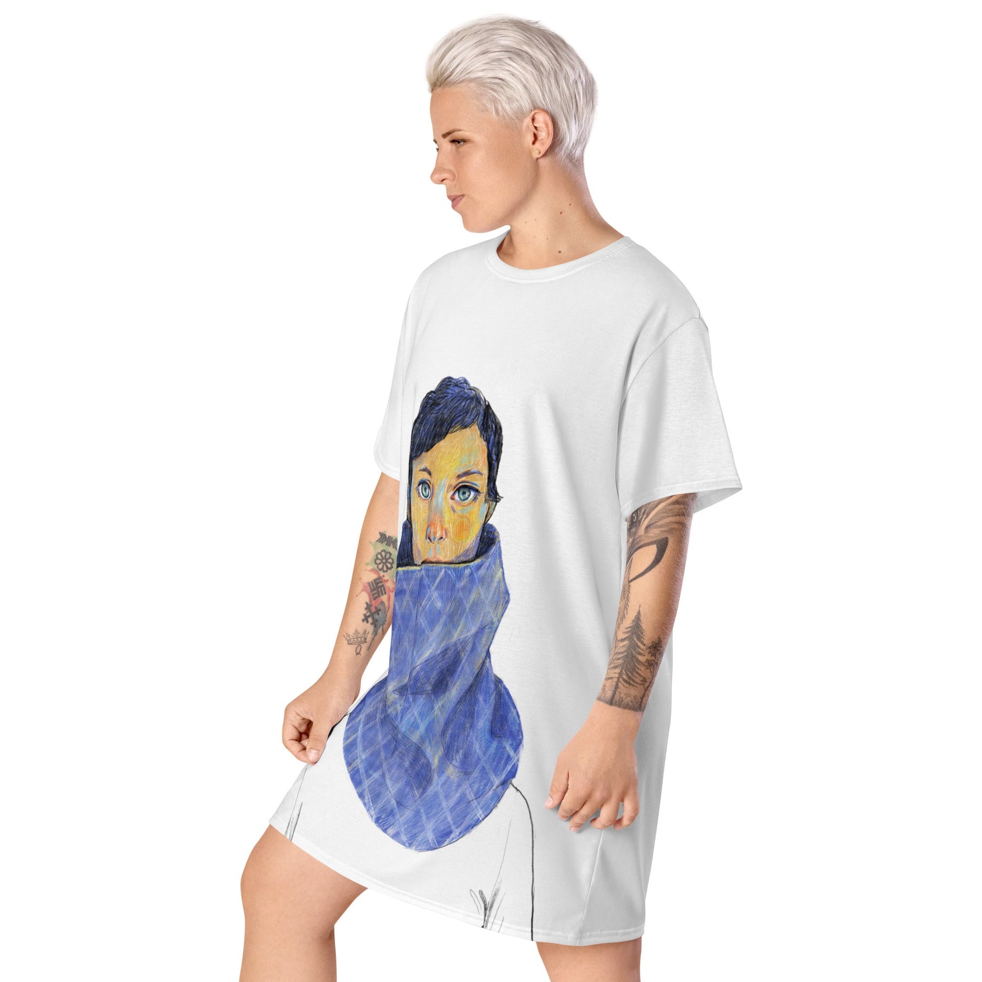 BLUE MOOD Women's T-shirt Dress - Bonotee