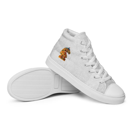 Castle & Knight | Men’s High Top Canvas Shoes - Bonotee