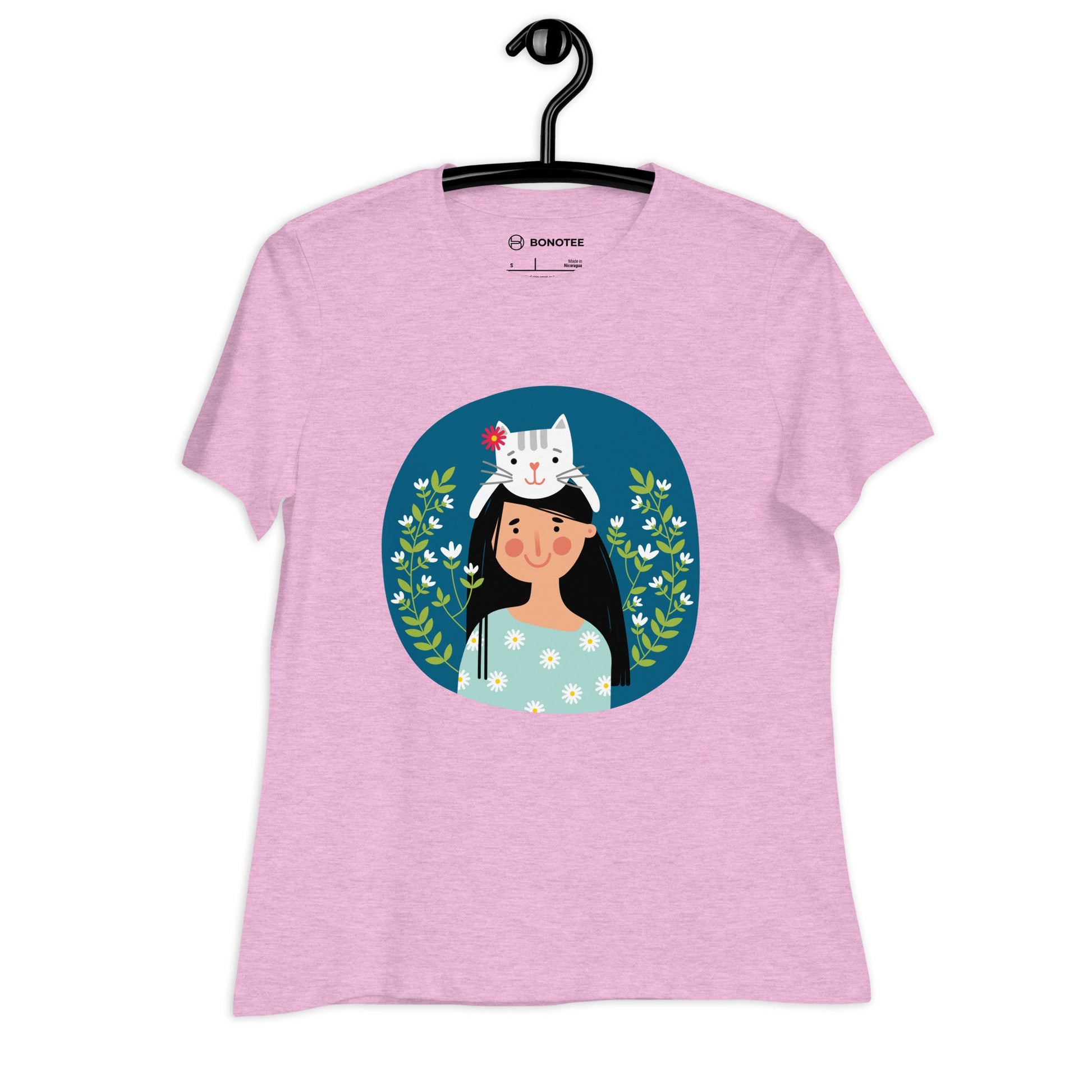 CAT LOVER Women's Relaxed T-Shirt - BONOTEE