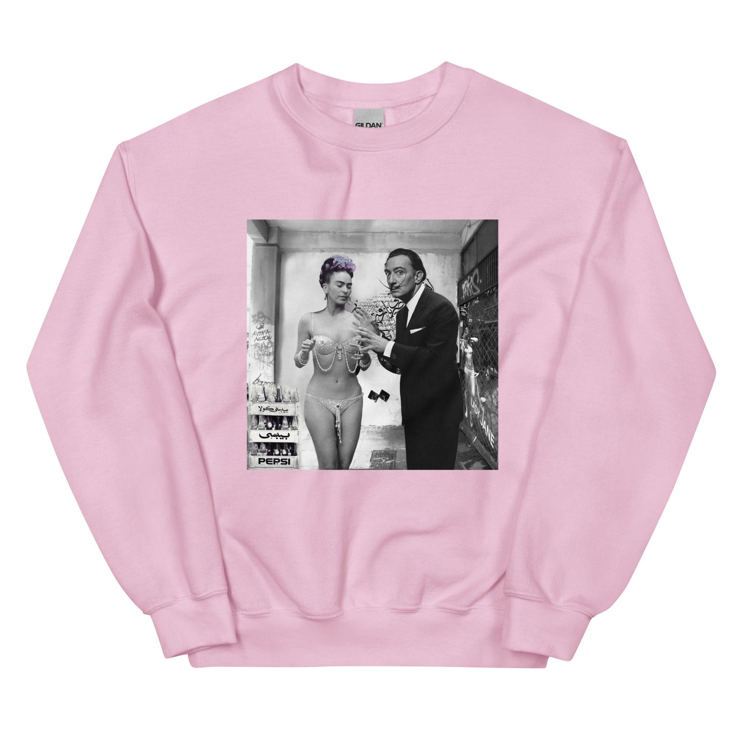 unisex-classic-sweatshirt-delusions-light-pink