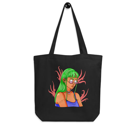 PESSIMISTIC GIRL Shopping Eco Tote Bag