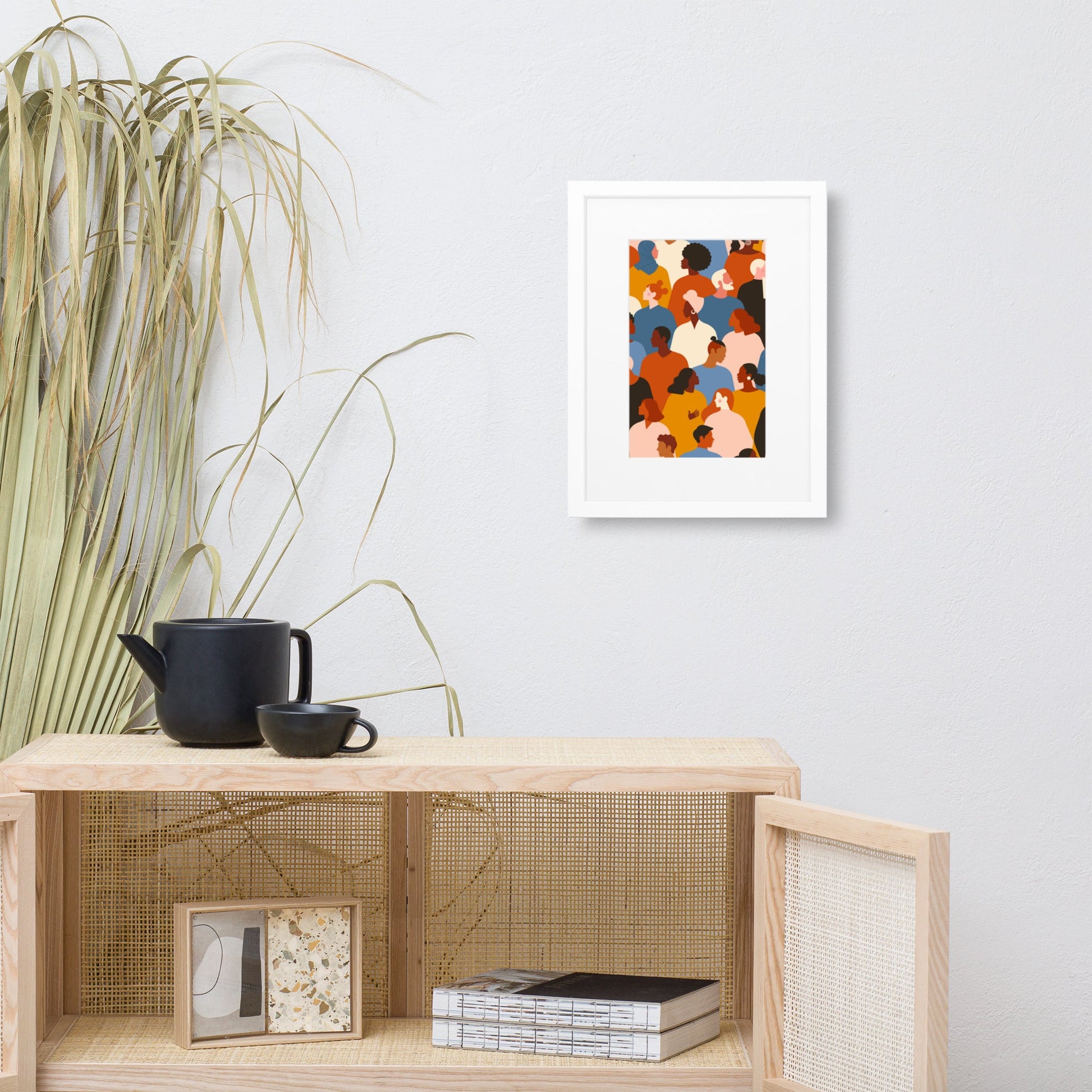 ETHNIC Framed Poster With Mat - Bonotee