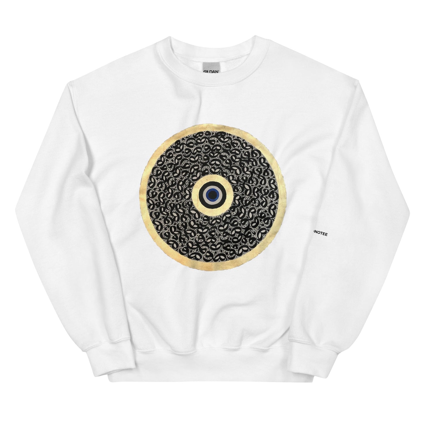 unisex-sweatshirt-golden-calligraphy-2-white