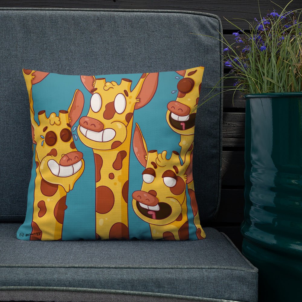 premium-pillow-happy-giraffes-colorful