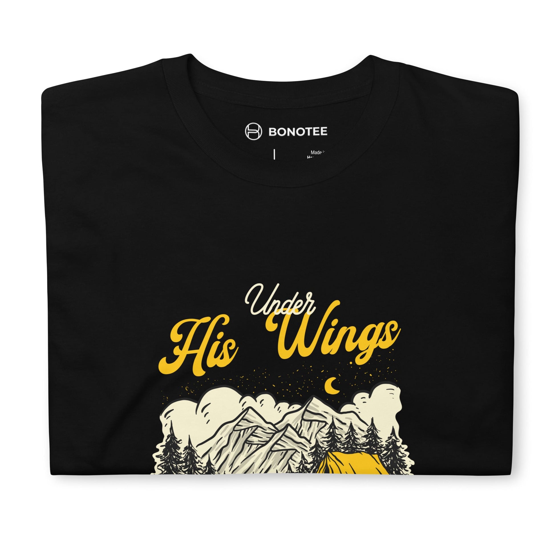 unisex-basic-tshirt-his-wings-black