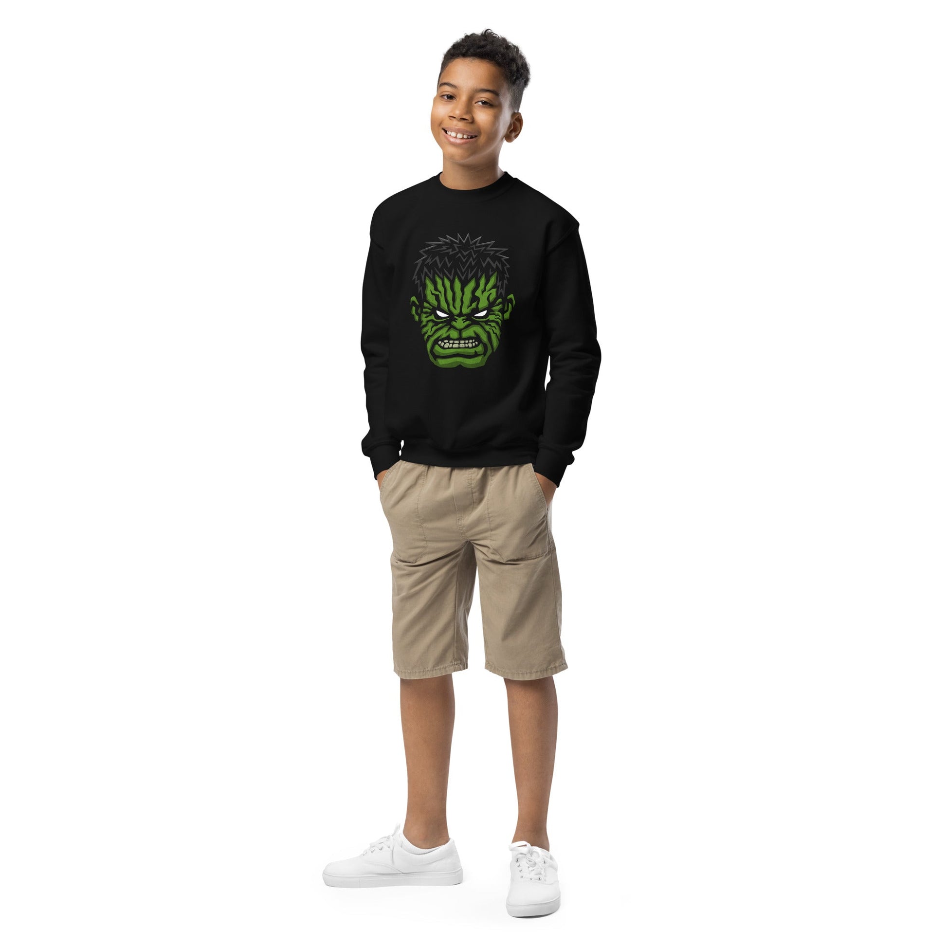 HULK Youth Crewneck Sweatshirt - BONOTEE