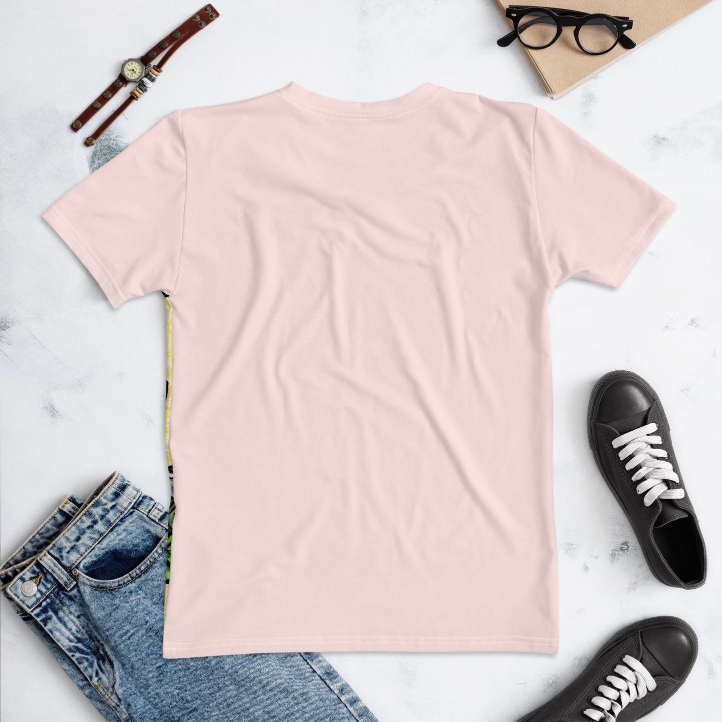 premium-womens-tshirt-imagination-garden-light-pink