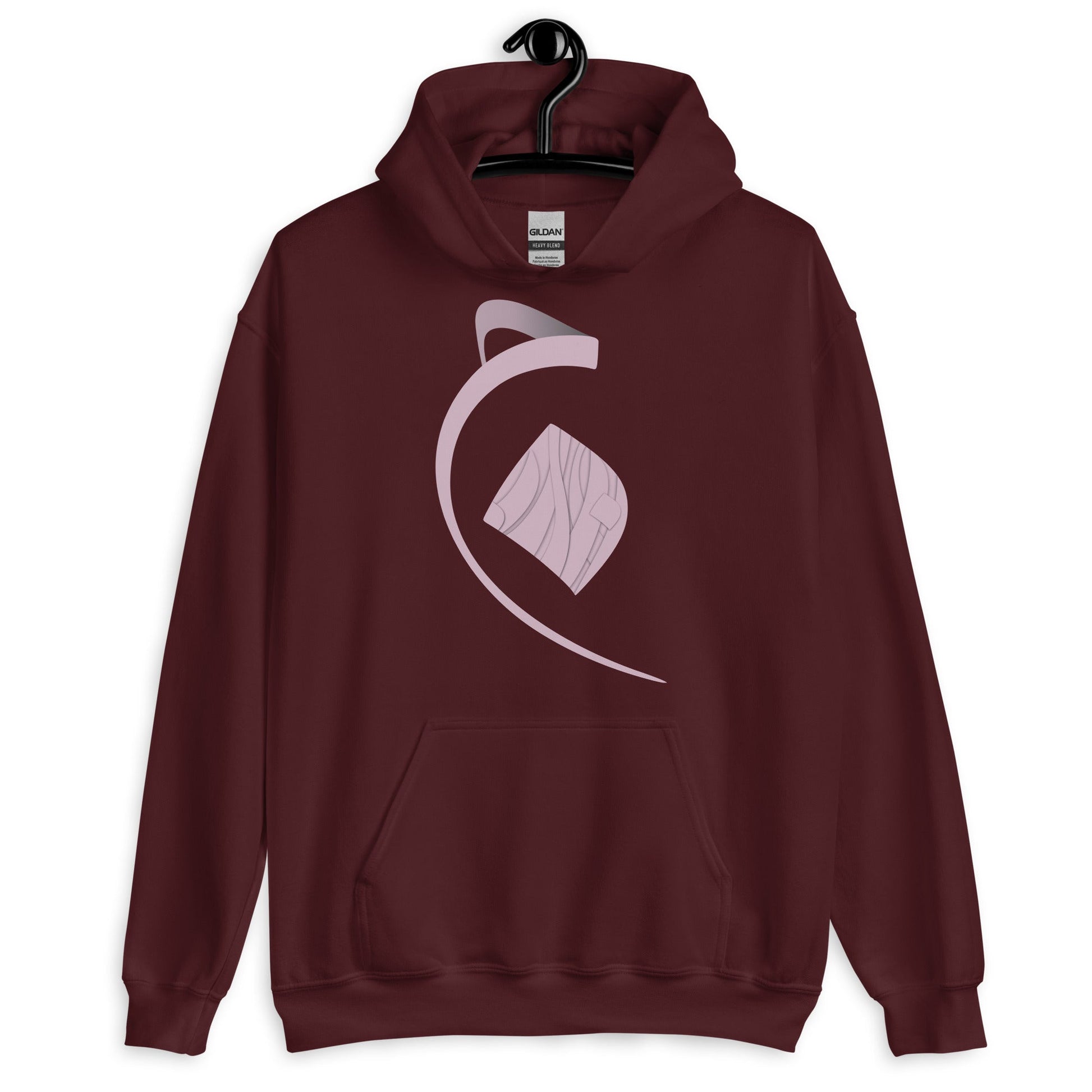 unisex-classic-hoodie-jim-letter-maroon