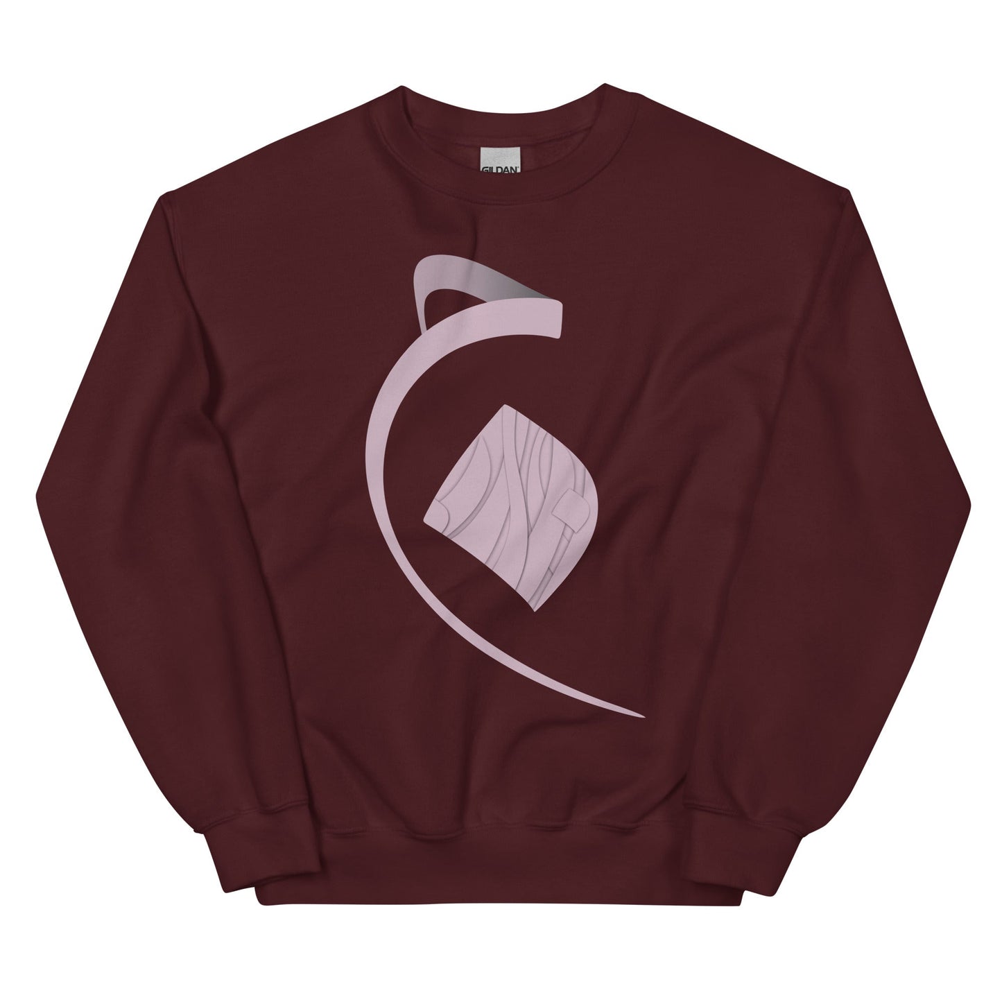 unisex-classic-sweatshirt-jim-letter-maroon