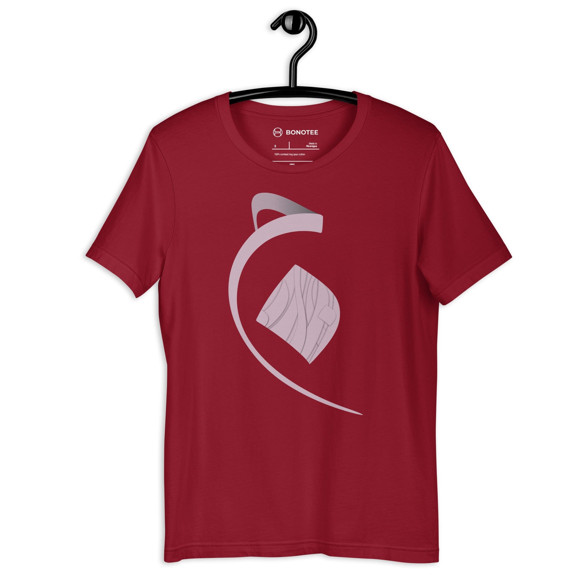 unisex-tshirt-jim-letter-cardinal