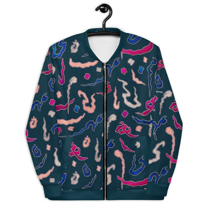 Kindness 3 | All-Over Printed Unisex Bomber Jacket - Bonotee