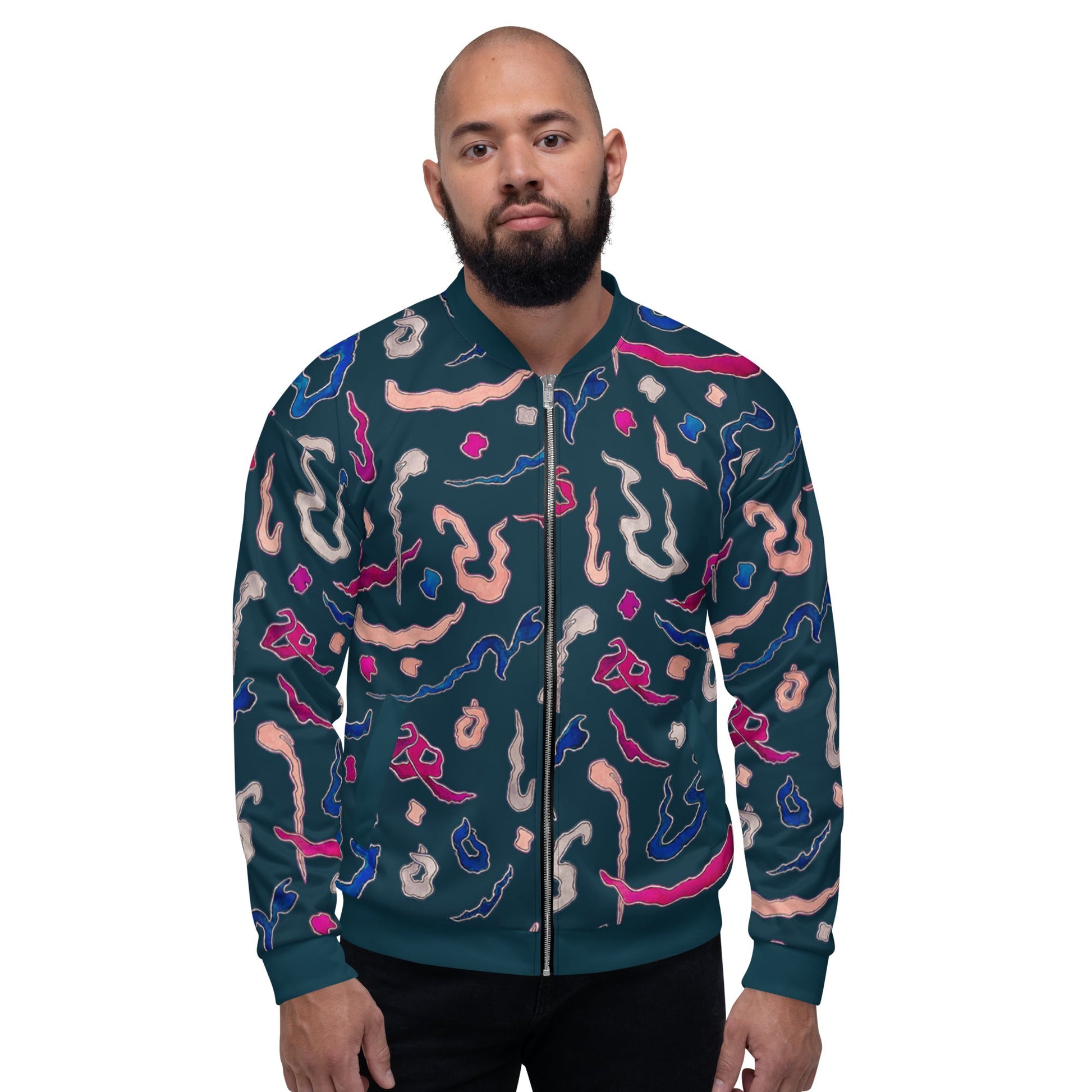 Kindness 3 | All-Over Printed Unisex Bomber Jacket - Bonotee