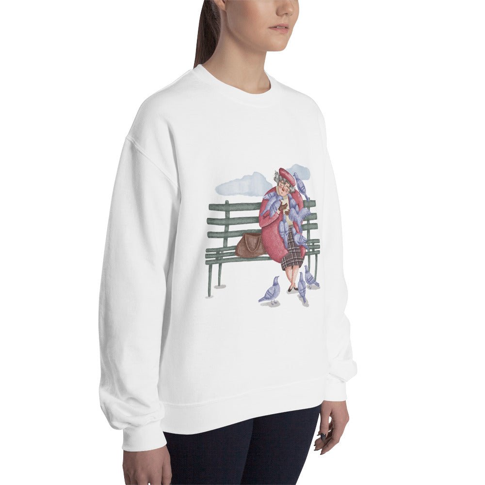 womens-fleece-sweatshirt-kindness-white