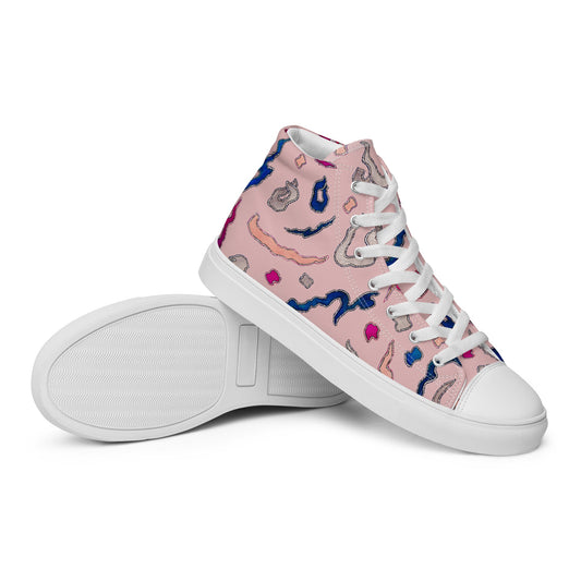 Kindness Women’s High Top Canvas Shoes - Bonotee