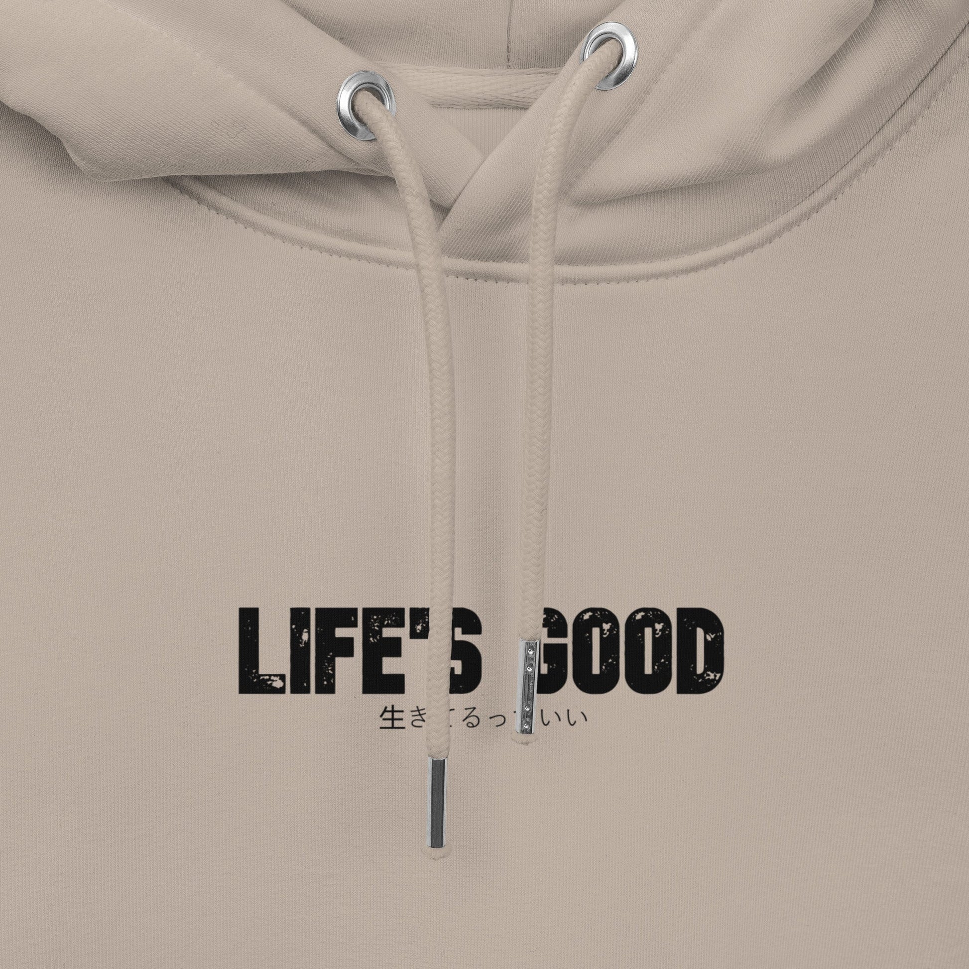 Life's Good | Men's Essential Eco Hoodie - Bonotee