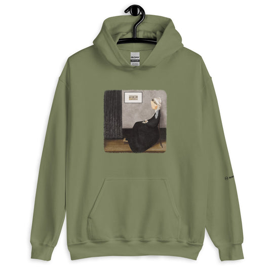 unisex-hoodie-whistlers-mother-military-green