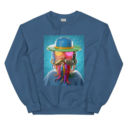 unisex-classic-sweatshirt-mr-smoker-3d-indigo-blue