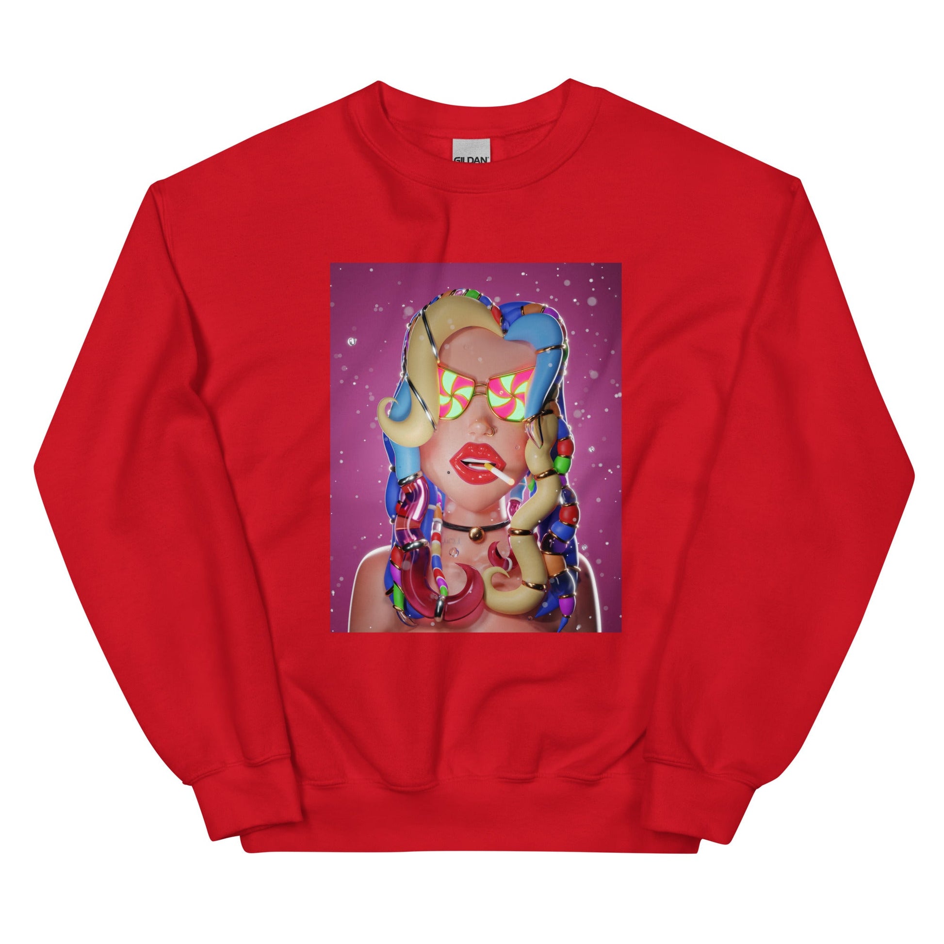 womens-classic-sweatshirt-ms-smoker-3d-red