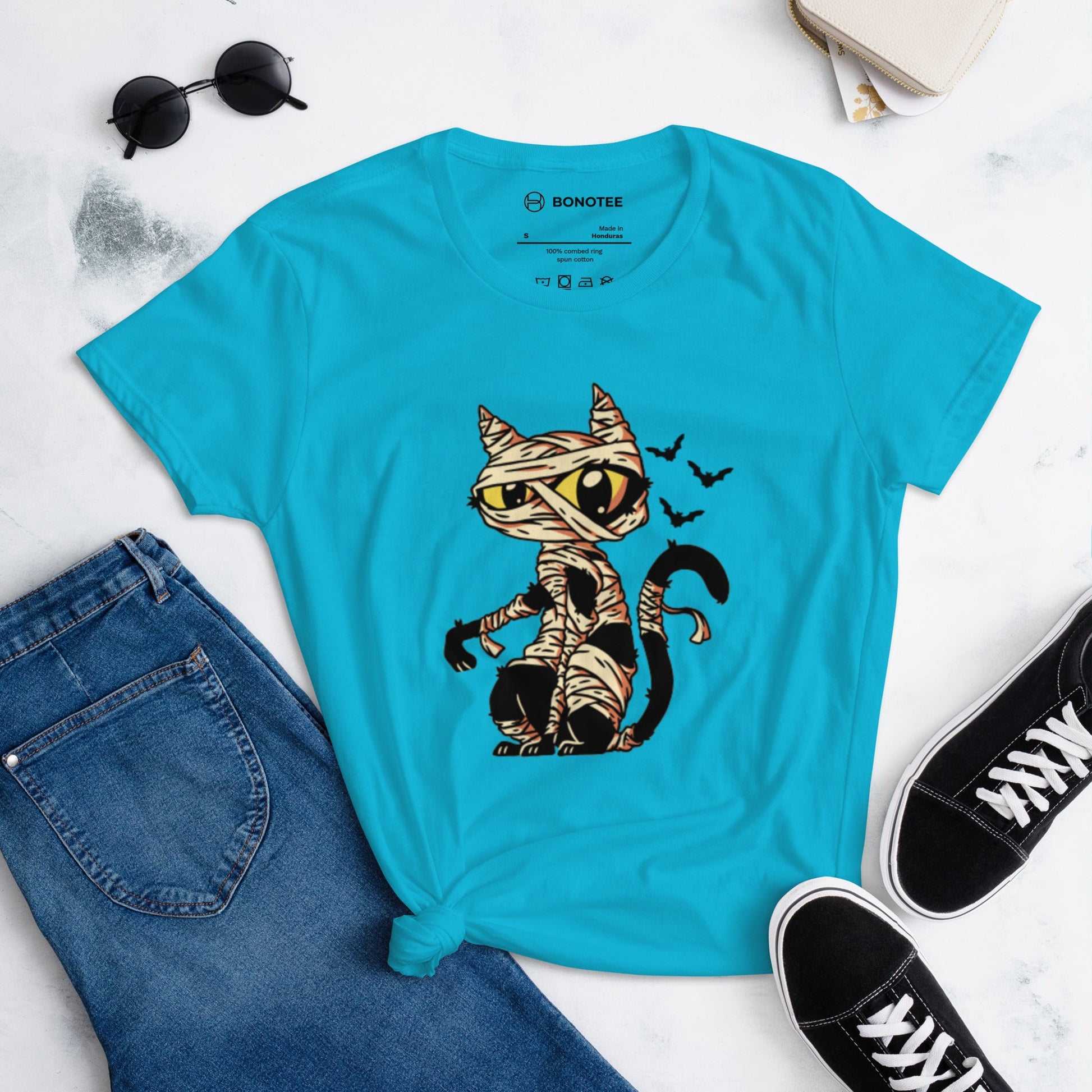 MUMMY CAT Women's T-Shirt - Bonotee