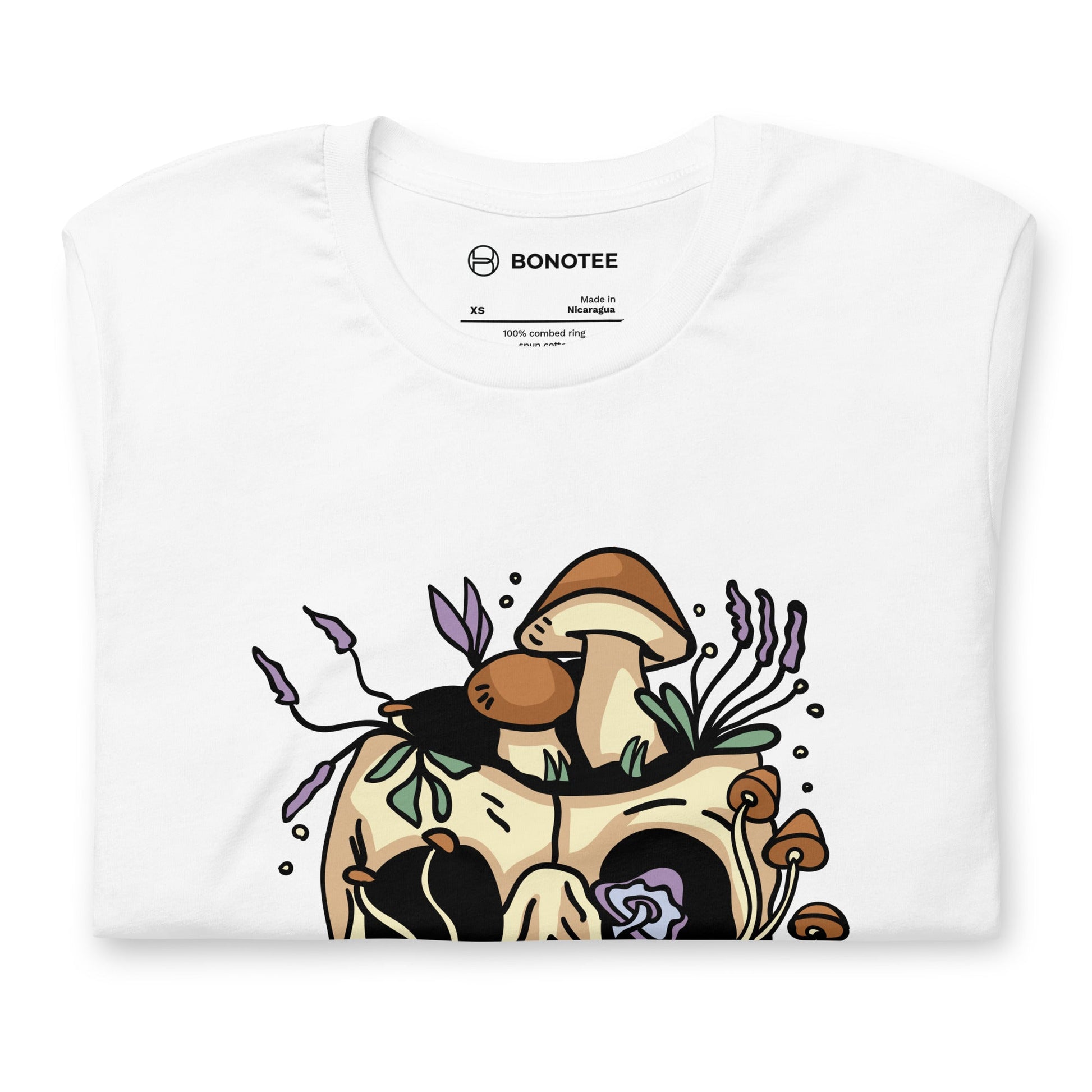 unisex-tshirt-mushroom-white