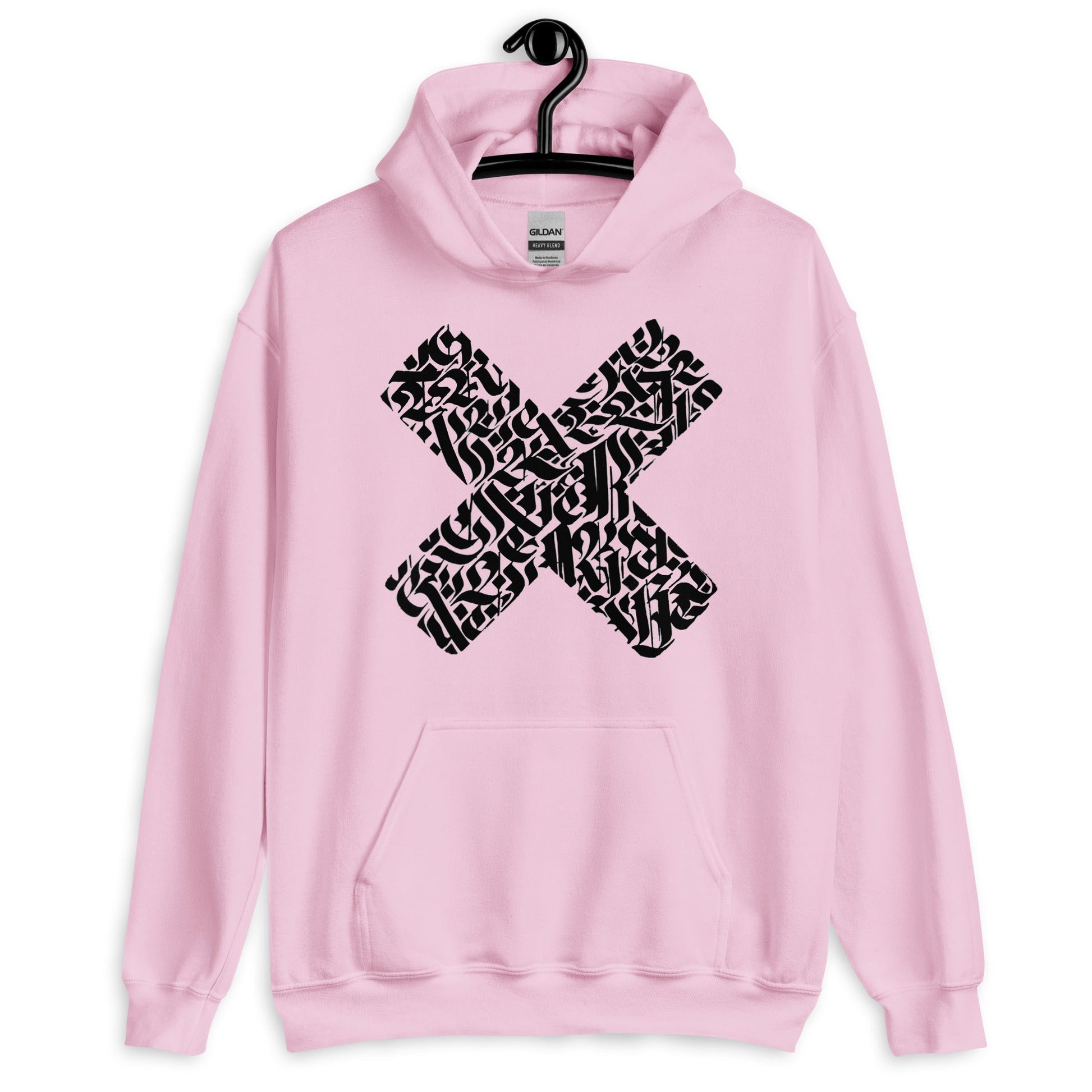 unisex-classic-hoodie-never-give-up-light-pink