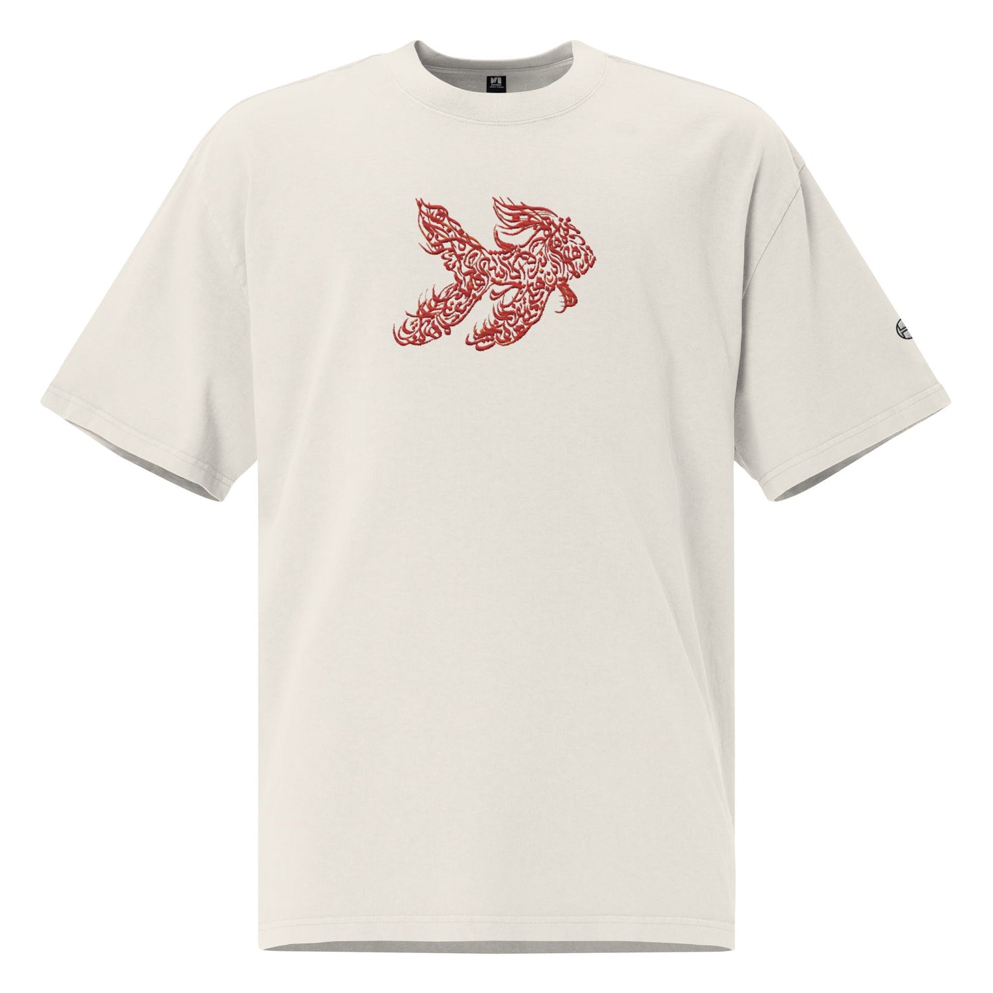 Oversized Faded T-Shirt for Women - FISH - Bonotee