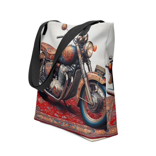 PERSIAN STYLE MOTORCYCLE Shopping Tote Bag - Bonotee