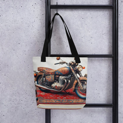 PERSIAN STYLE MOTORCYCLE Shopping Tote Bag - Bonotee