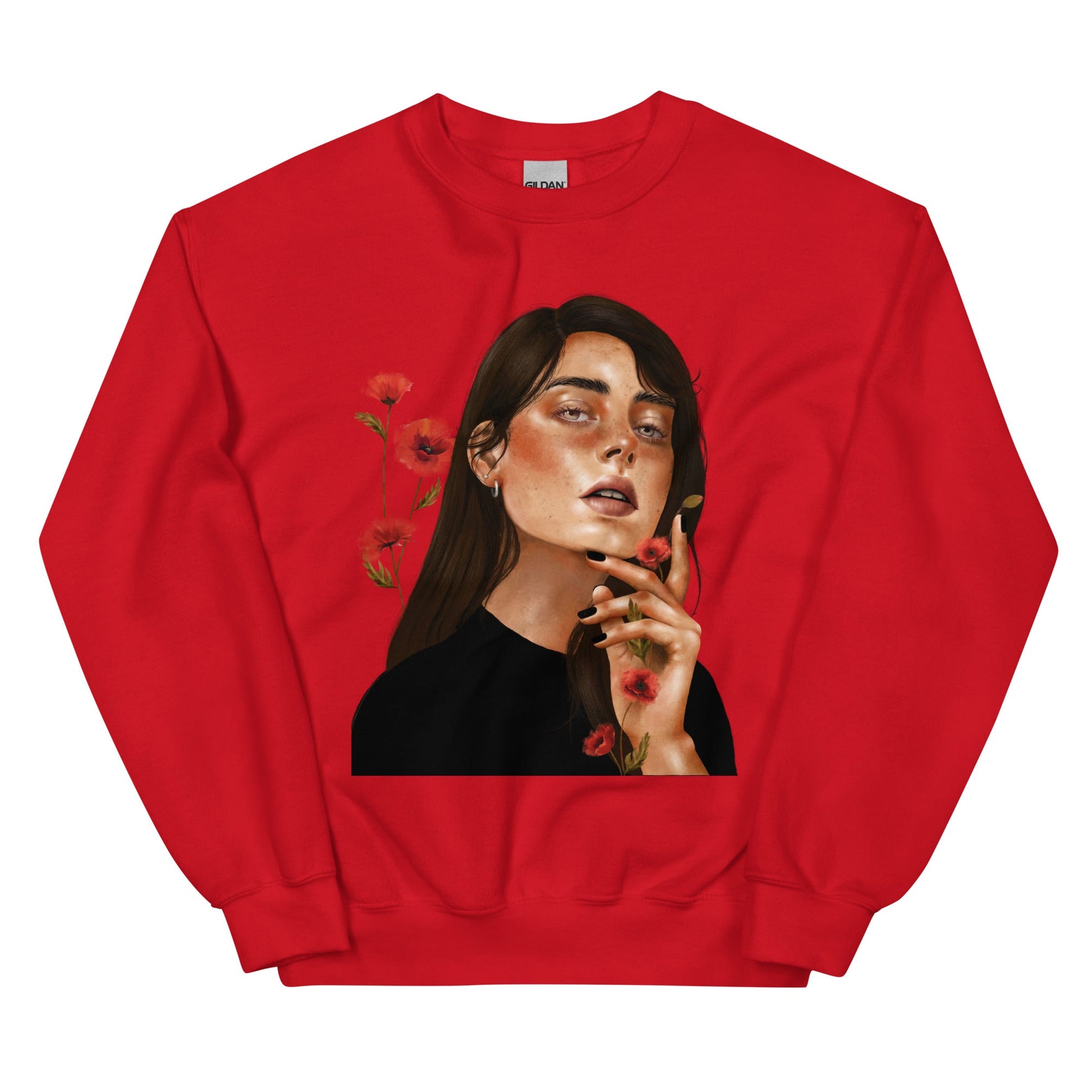 womens-sweatshirt-petal-red
