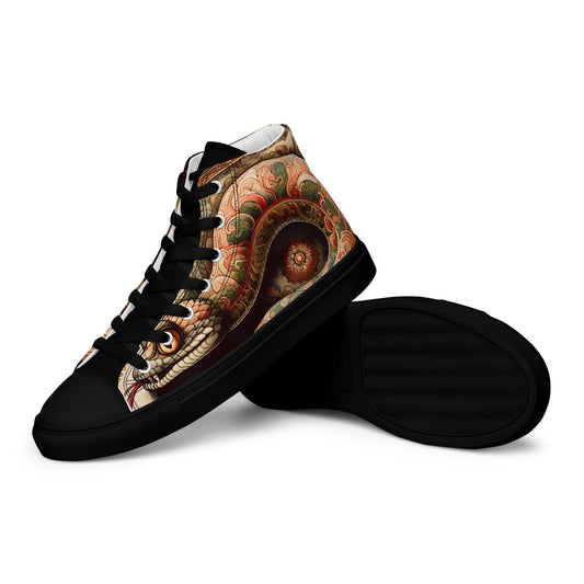 mens-canvas-shoes-snake-brown