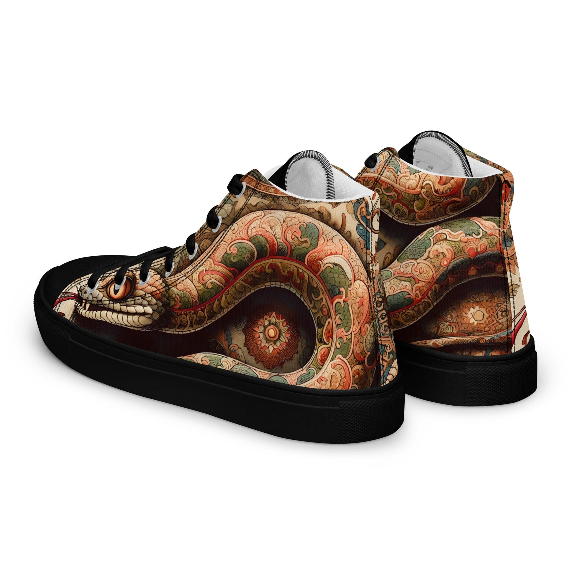 mens-canvas-shoes-snake-brown