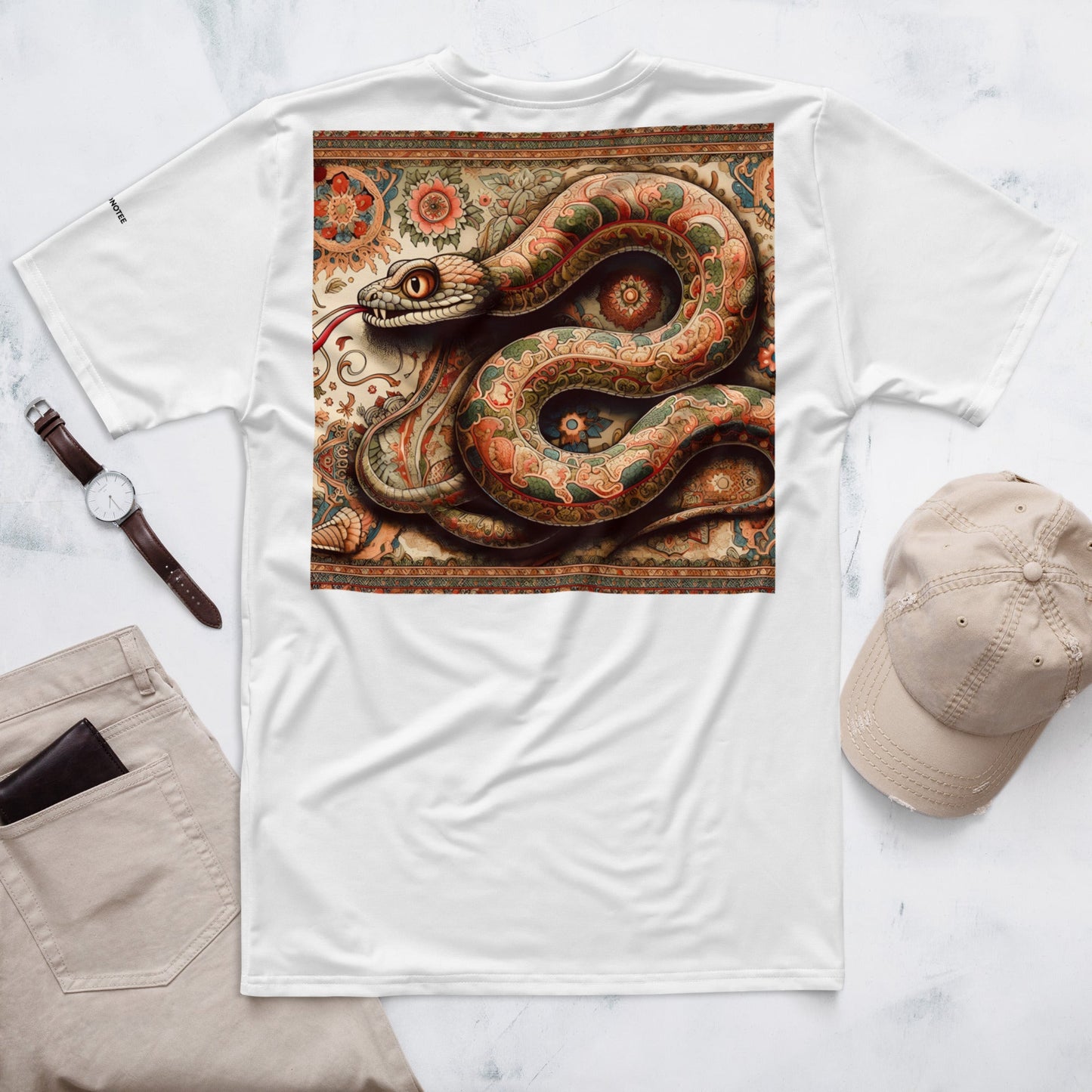 premium-mens-tshirt-snake-white