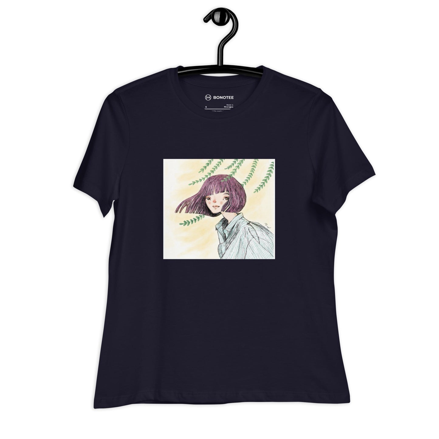 womens-relaxed-tshirt-spring-navy