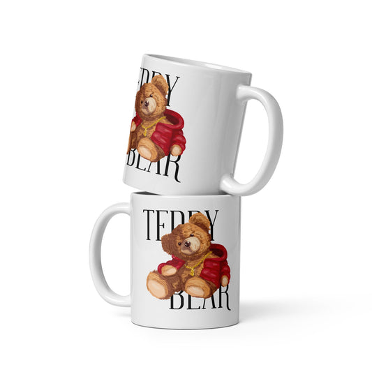 TEDDY BEAR White Glossy Mug - Bonotee