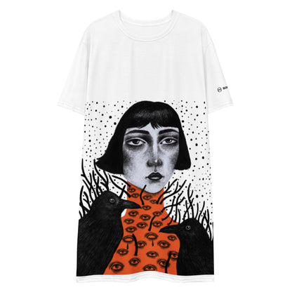 The Mystic Girl | Women's T-shirt Dress - Bonotee