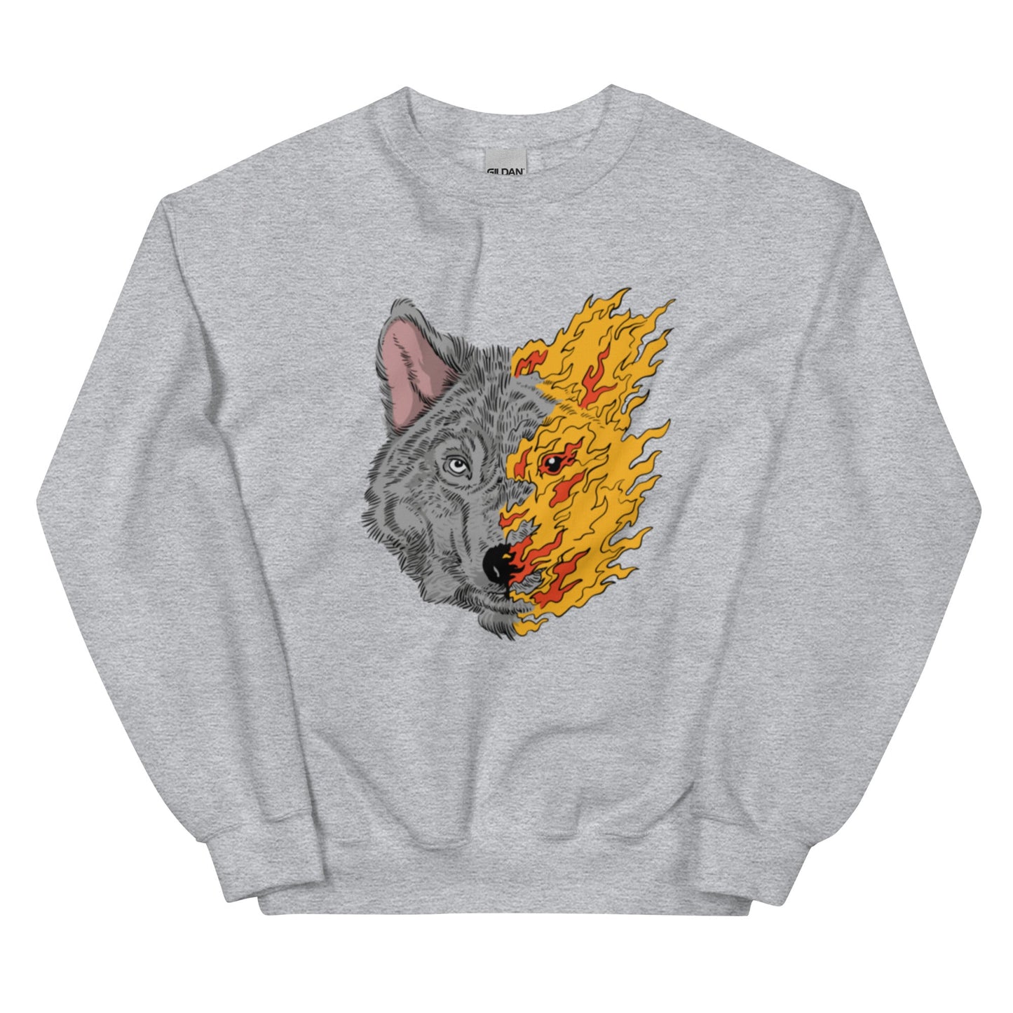 THE WOLF Unisex Fleece Sweatshirt - Bonotee
