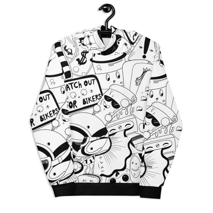 premium-unisex-hoodie-watch-out-for-bikers-white