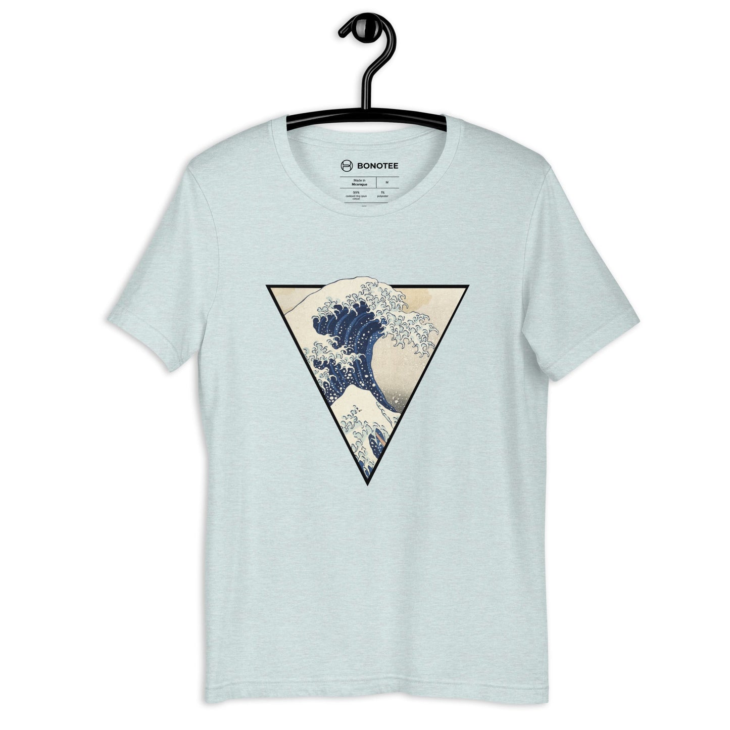 unisex-tshirt-the-great-wave-heather-prism-ice-blue
