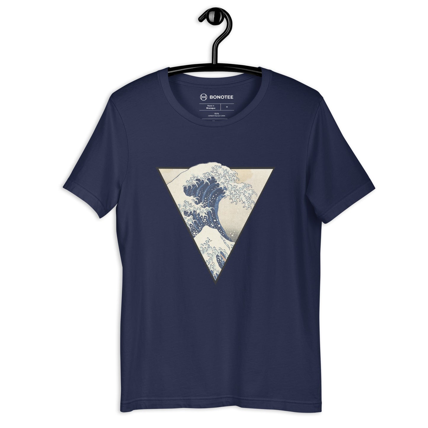 unisex-tshirt-the-great-wave-navy