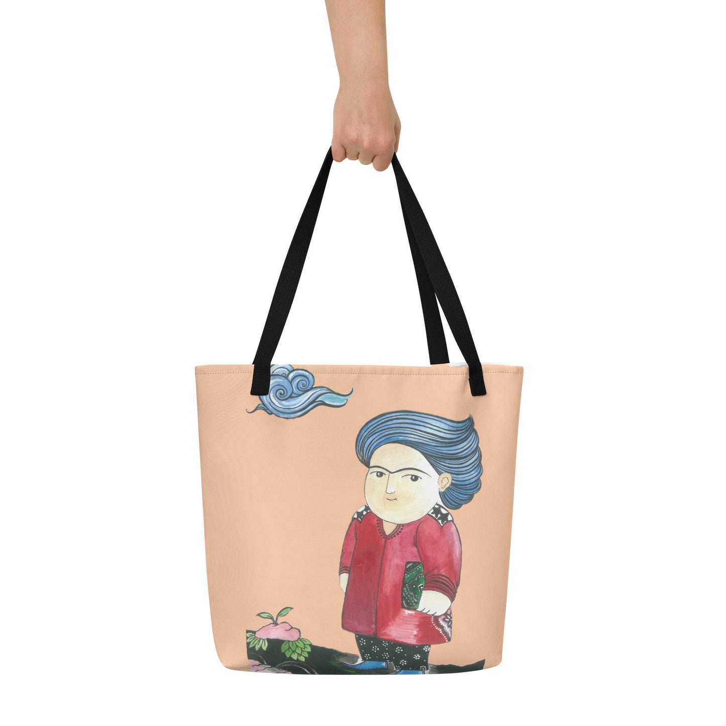 all-over-print-large-tote-bag-windy-hair-black