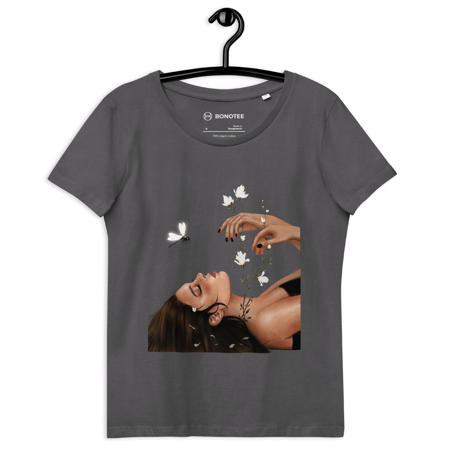 Women's Fitted Eco Tee - NATURE'S LULLABY - Bonotee