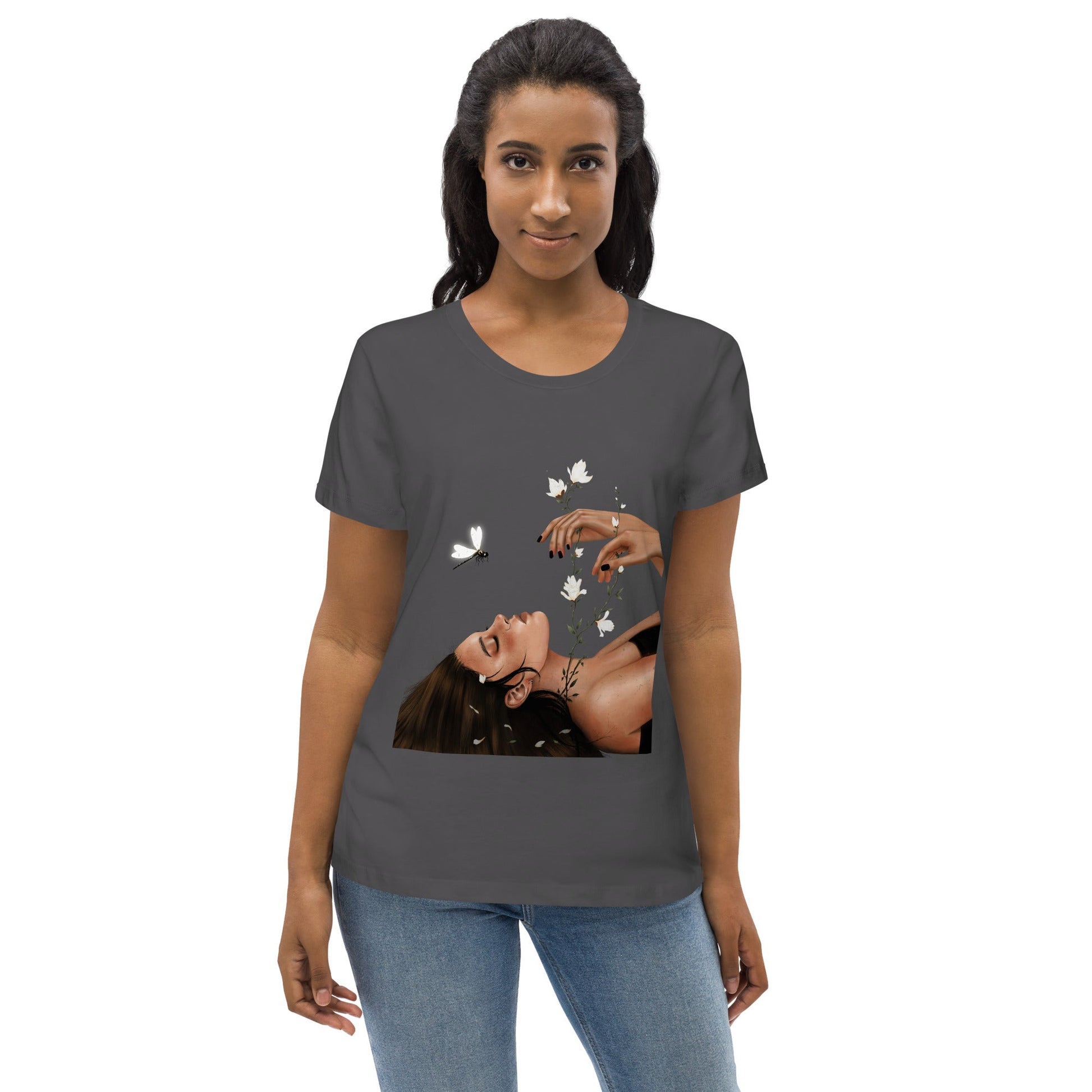 Women's Fitted Eco Tee - NATURE'S LULLABY - Bonotee