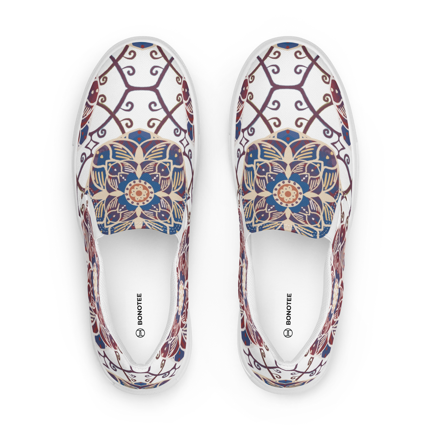 womens-slip-on-canvas-shoes-colorful-abstract-white