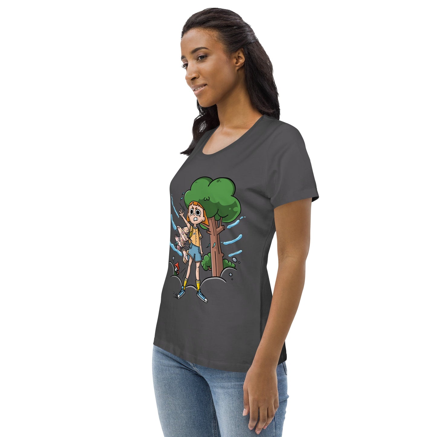 womens-eco-tshirt-zombie-time-anthracite